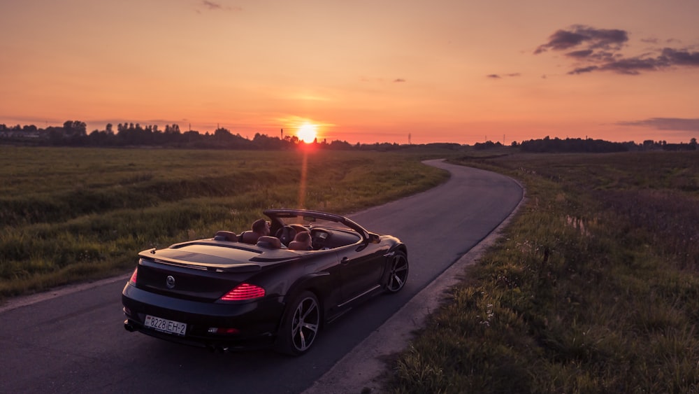 black coupe