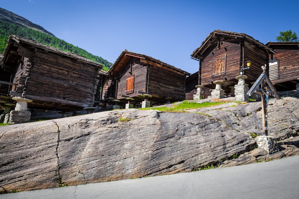 Casas en la roca