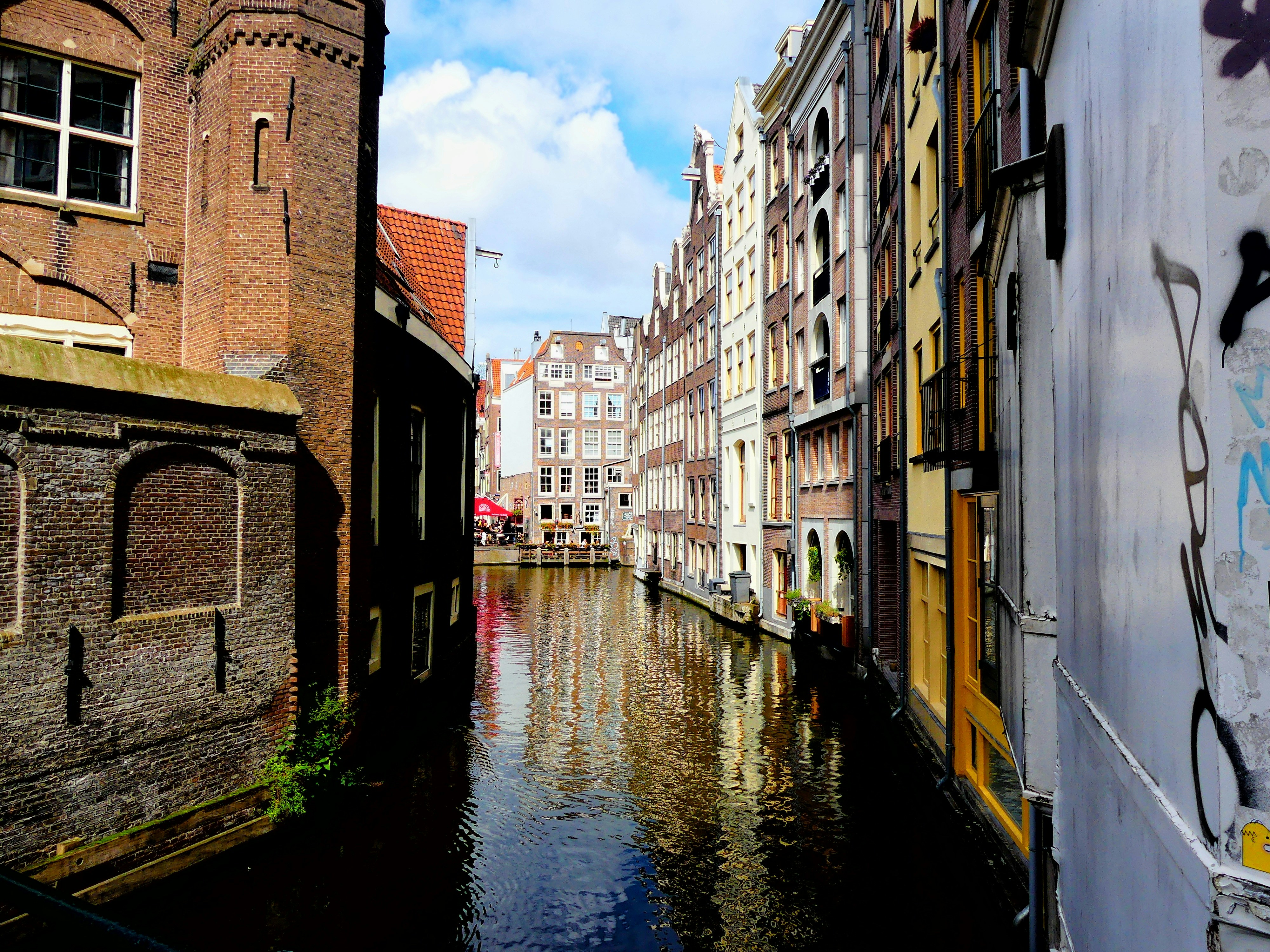 canal surrounded with buildings