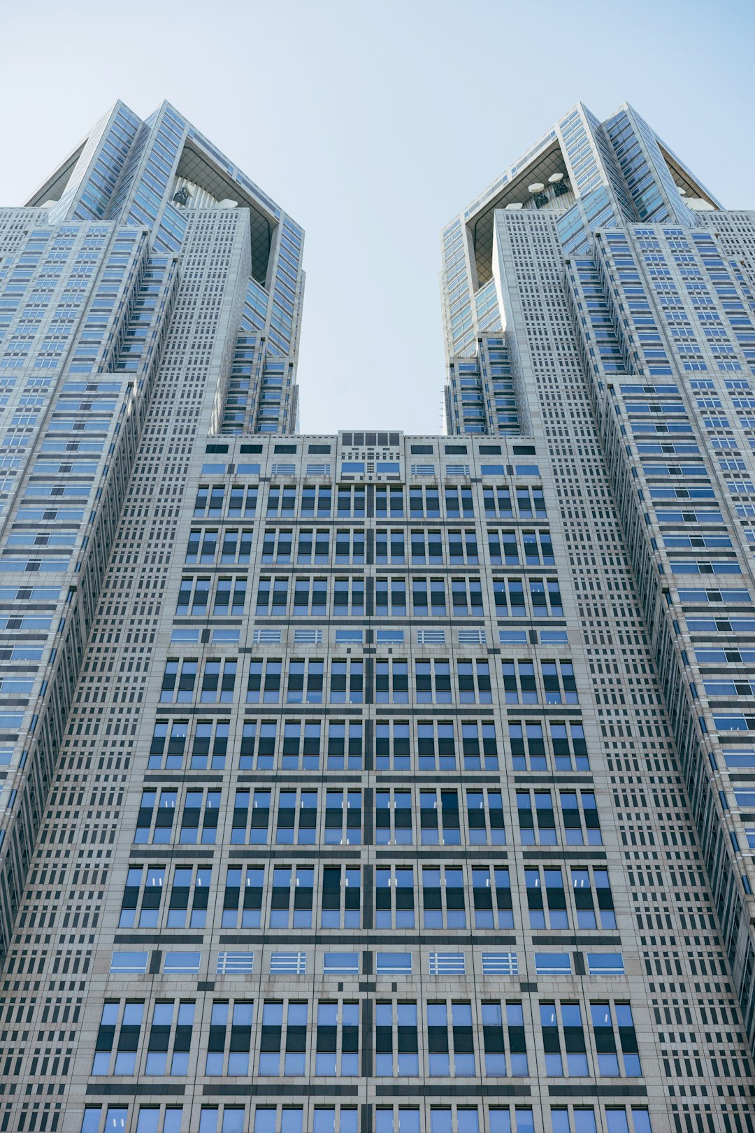 white and blue concrete building