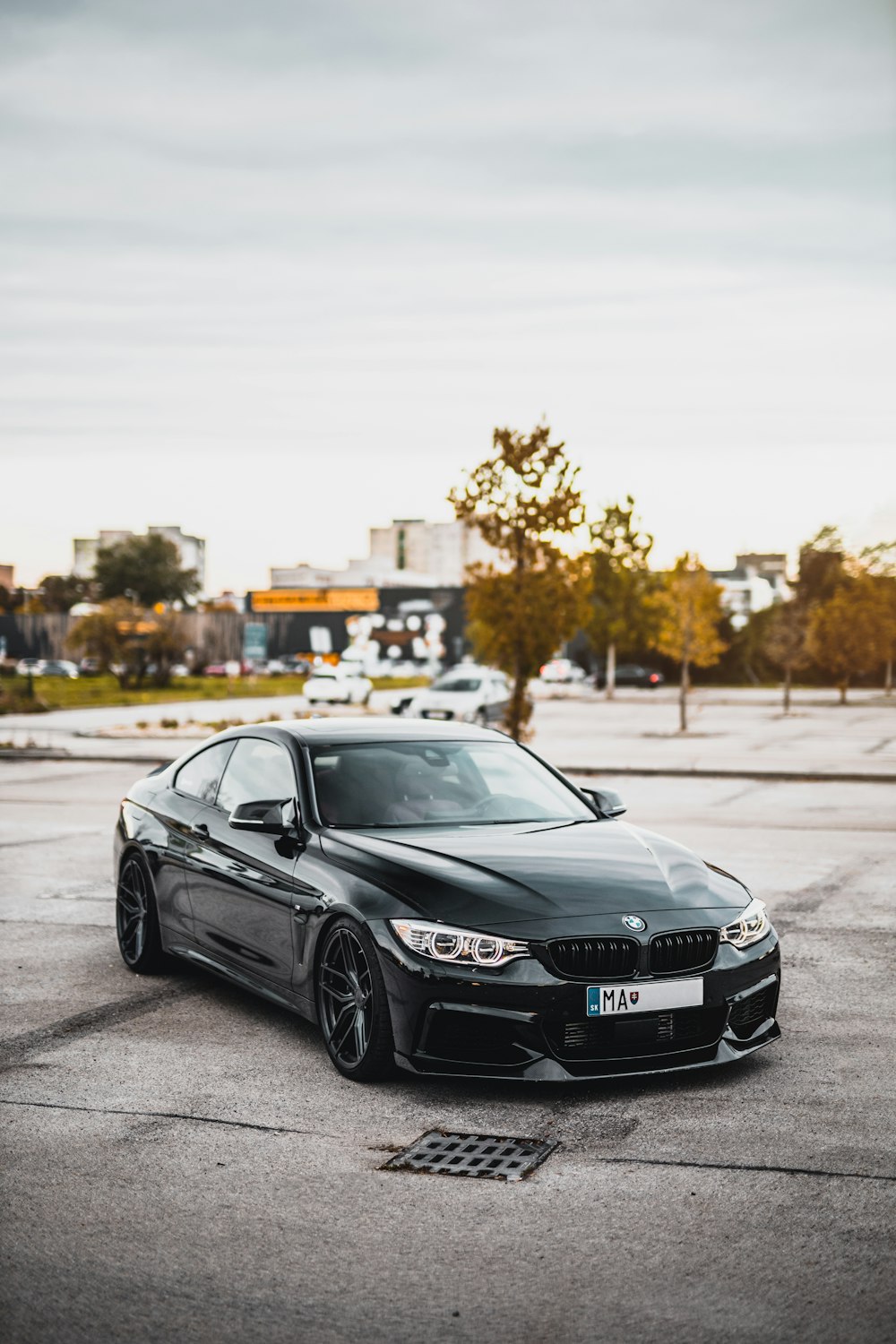 black coupe