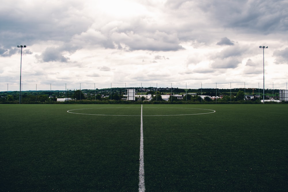 soccer field during day