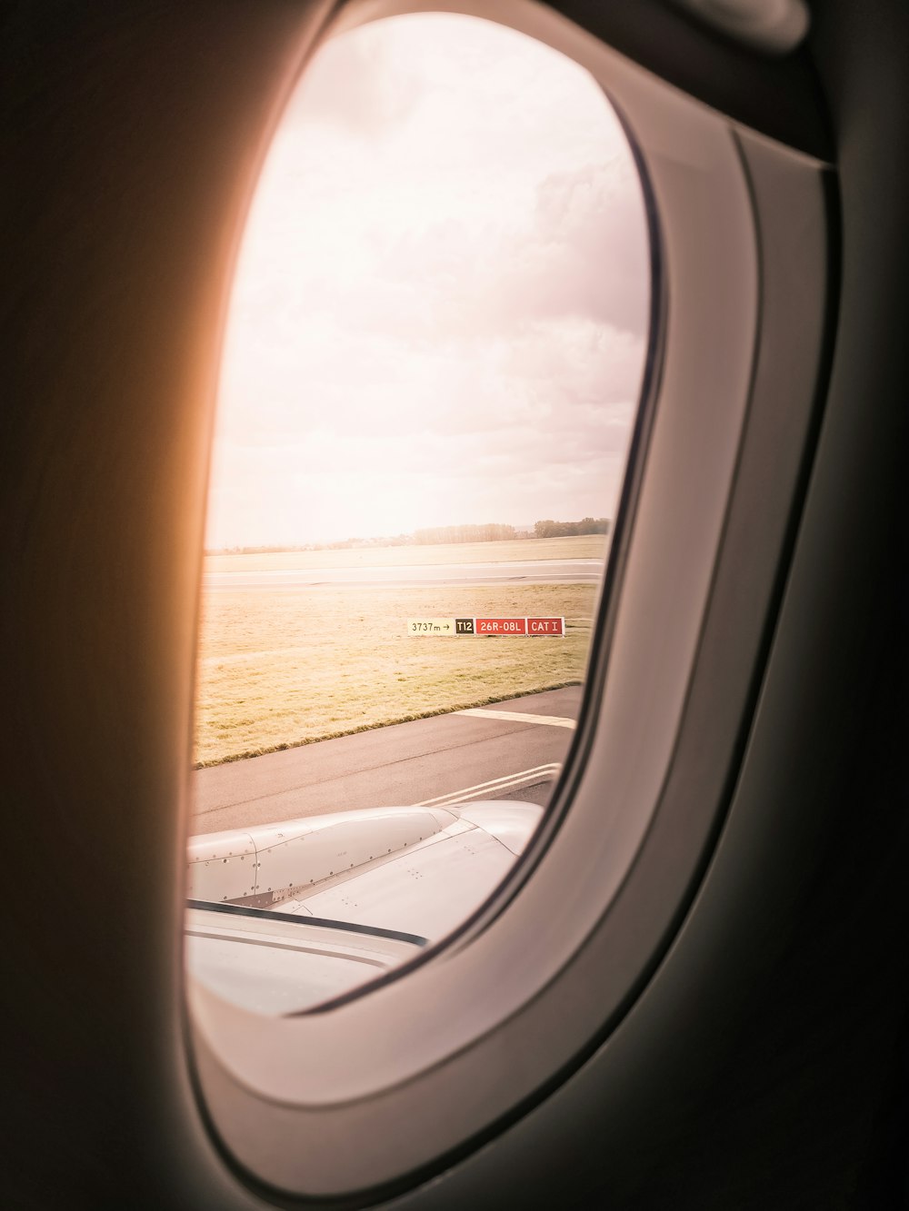 finestrino dell'aereo