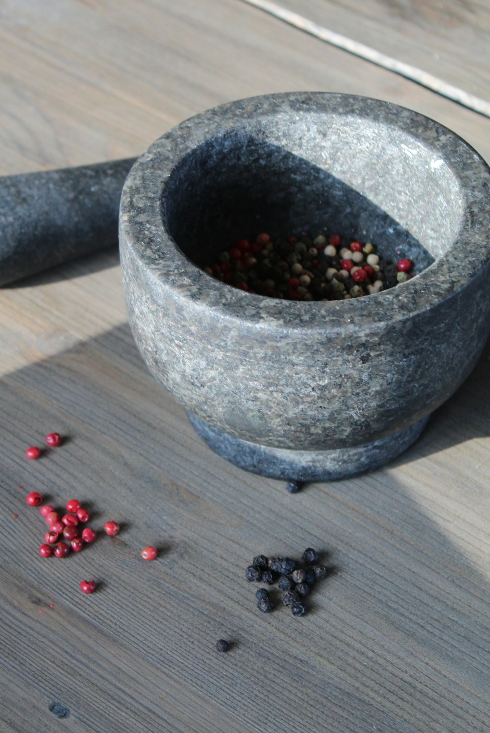 marble mortar and pestle