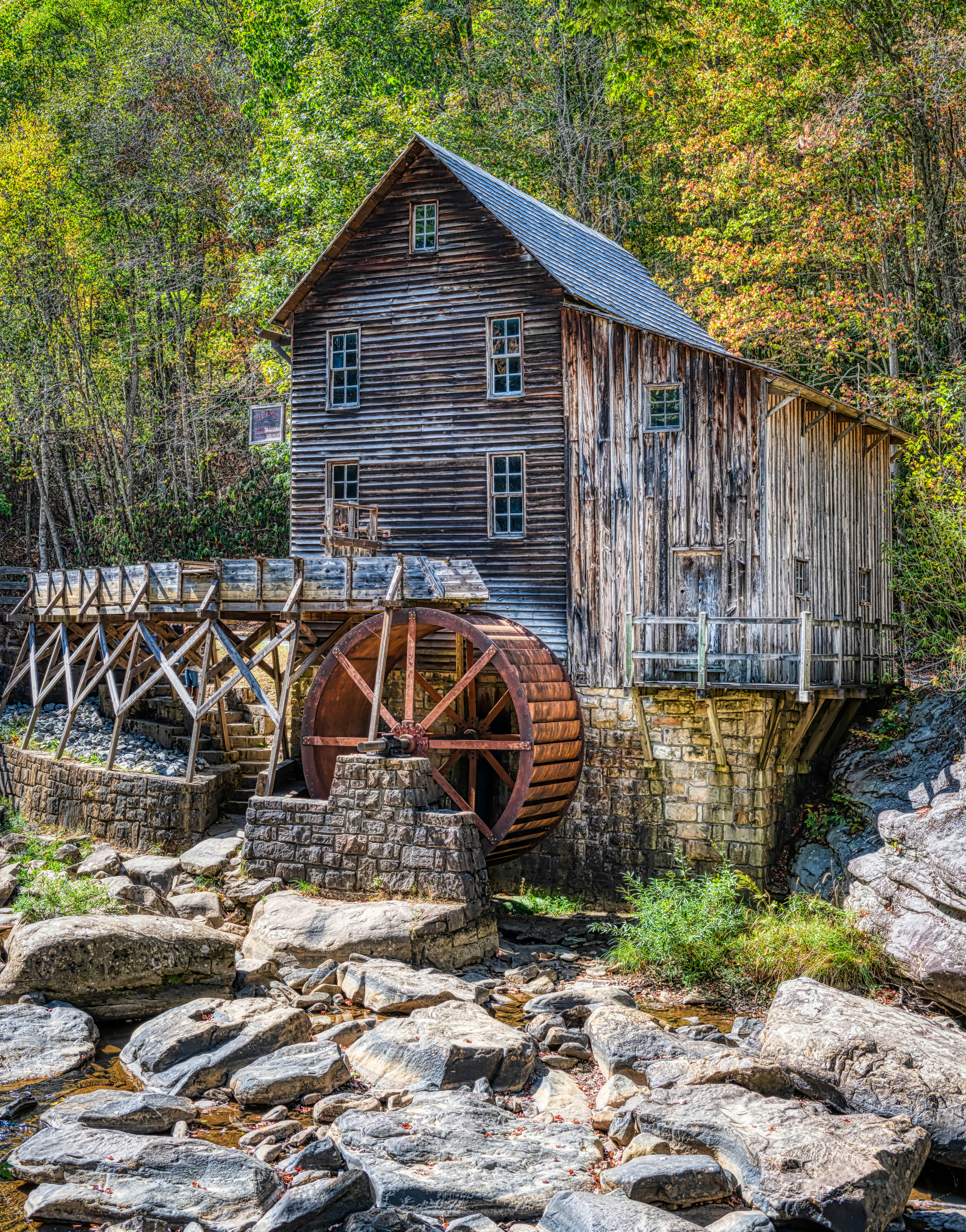 Brown Wooden House Near Trees Photo Free Building Image On Unsplash