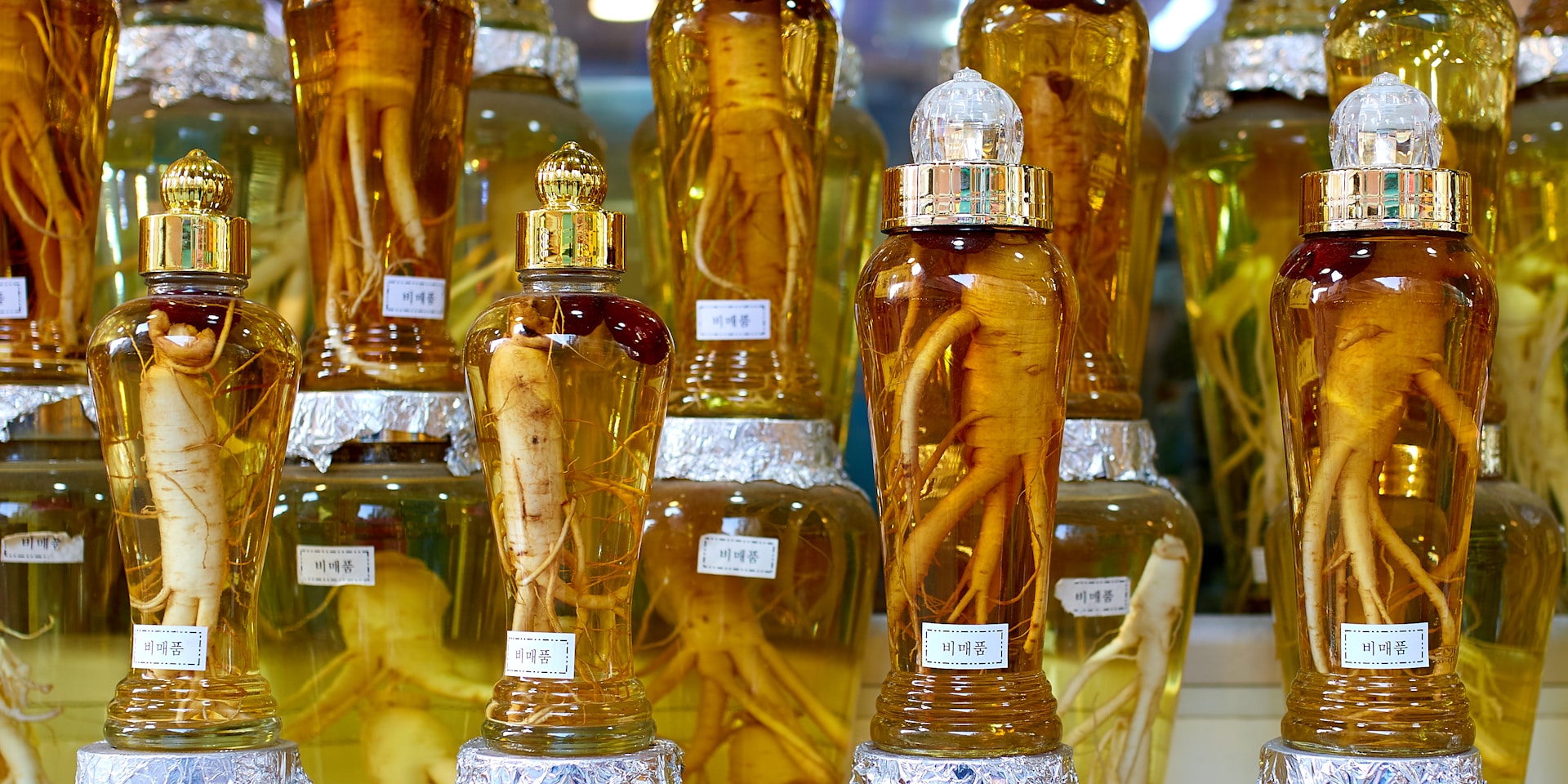 assorted glass containers