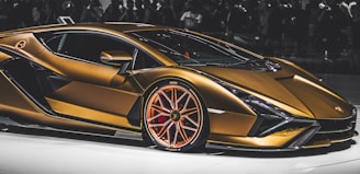 gold lamborghini