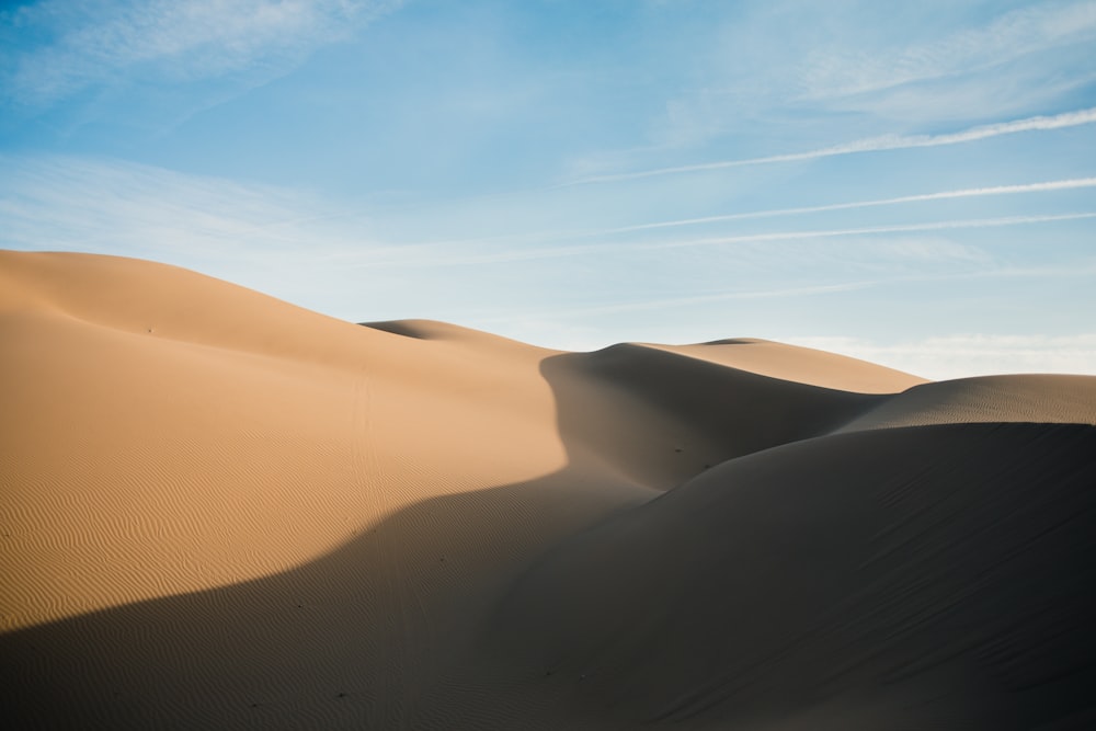 dessert area under blue sky