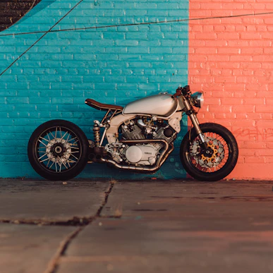 gray standard motorcycle