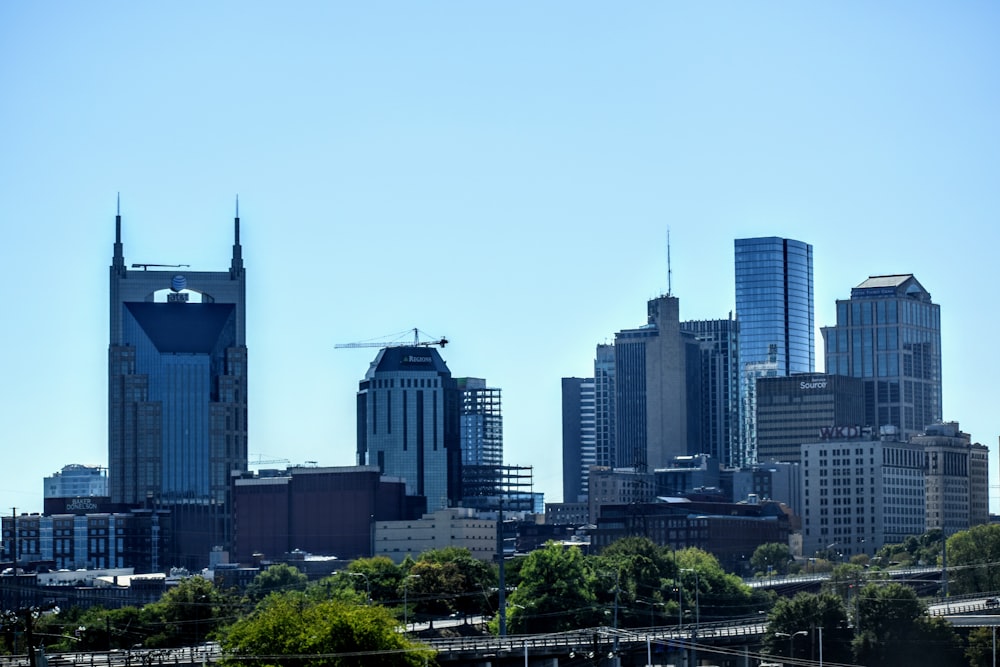 gray buildings under blue sky