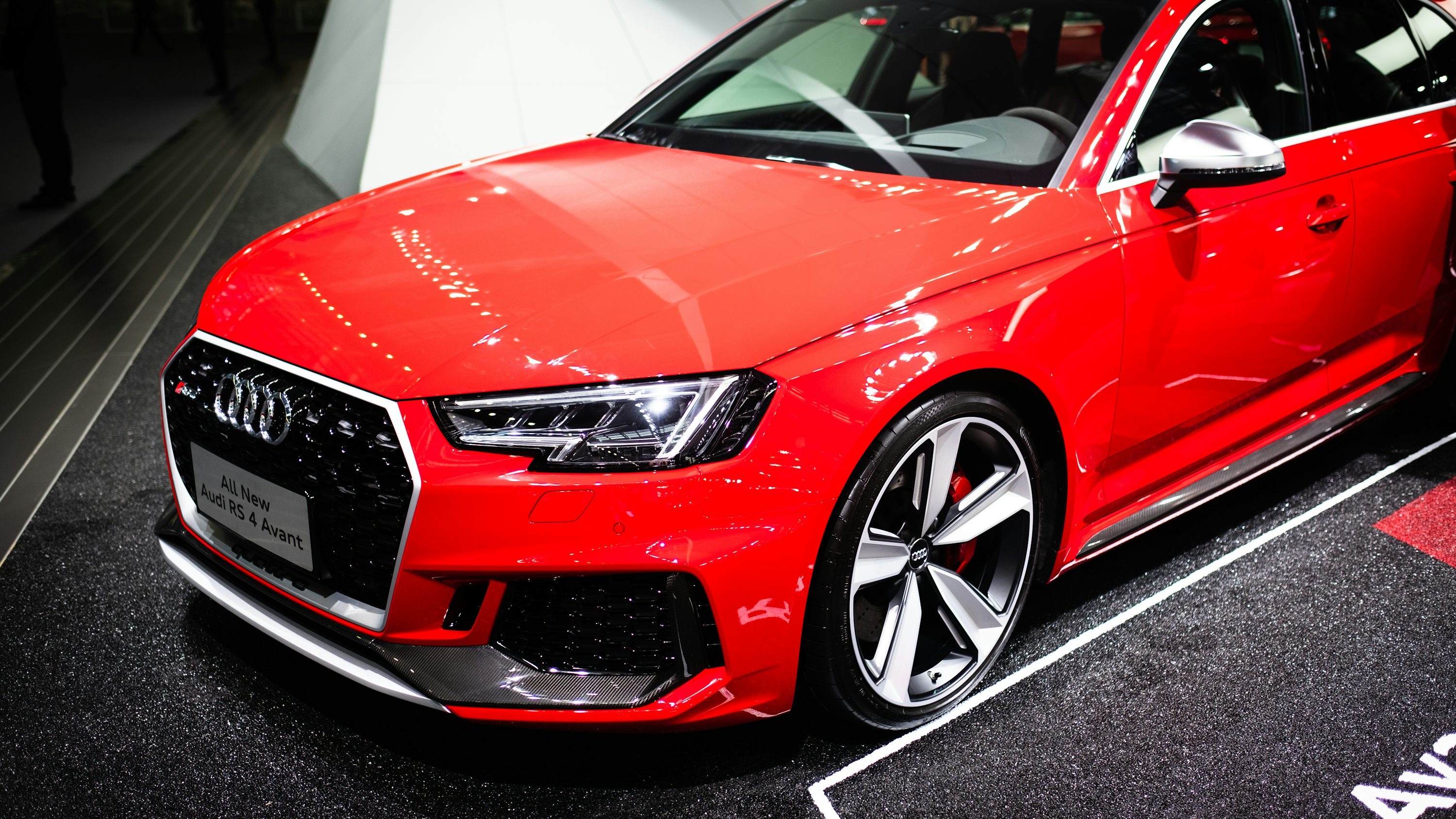 red Audi A4