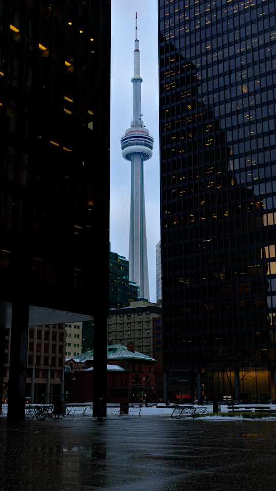 gray tower at daytime in CN Tower Canada
