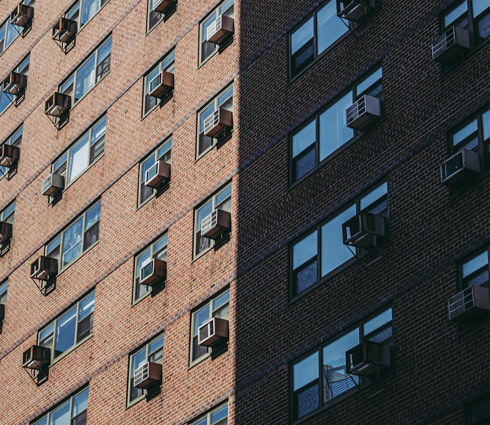 brown brick building