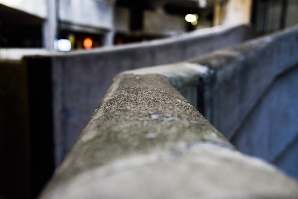 gray cement balcony