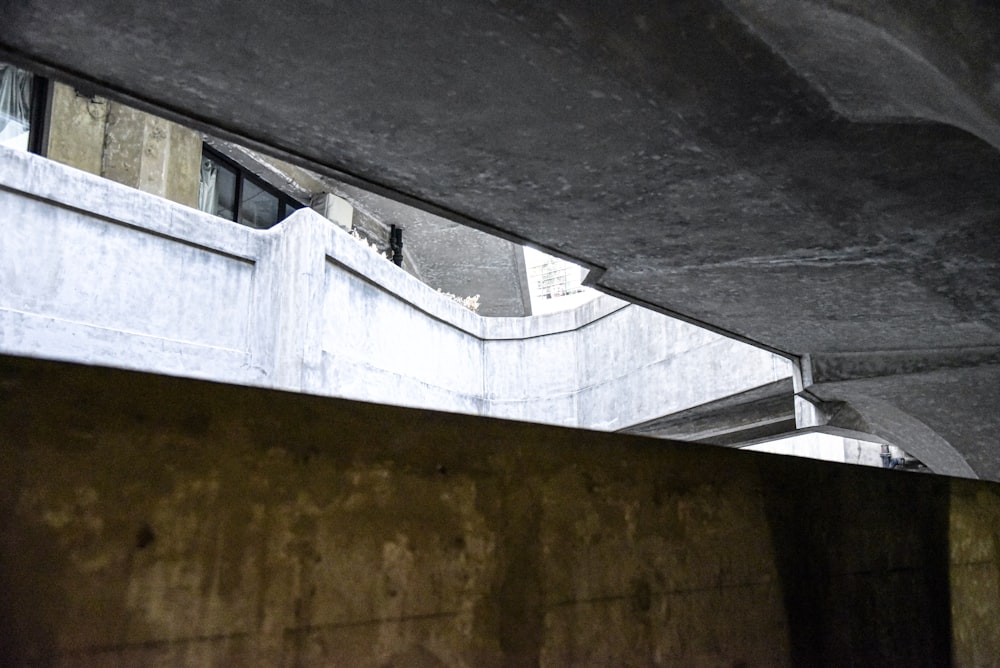 gray cement balcony