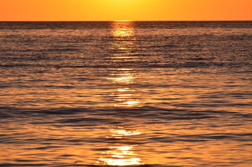 sea at sunset