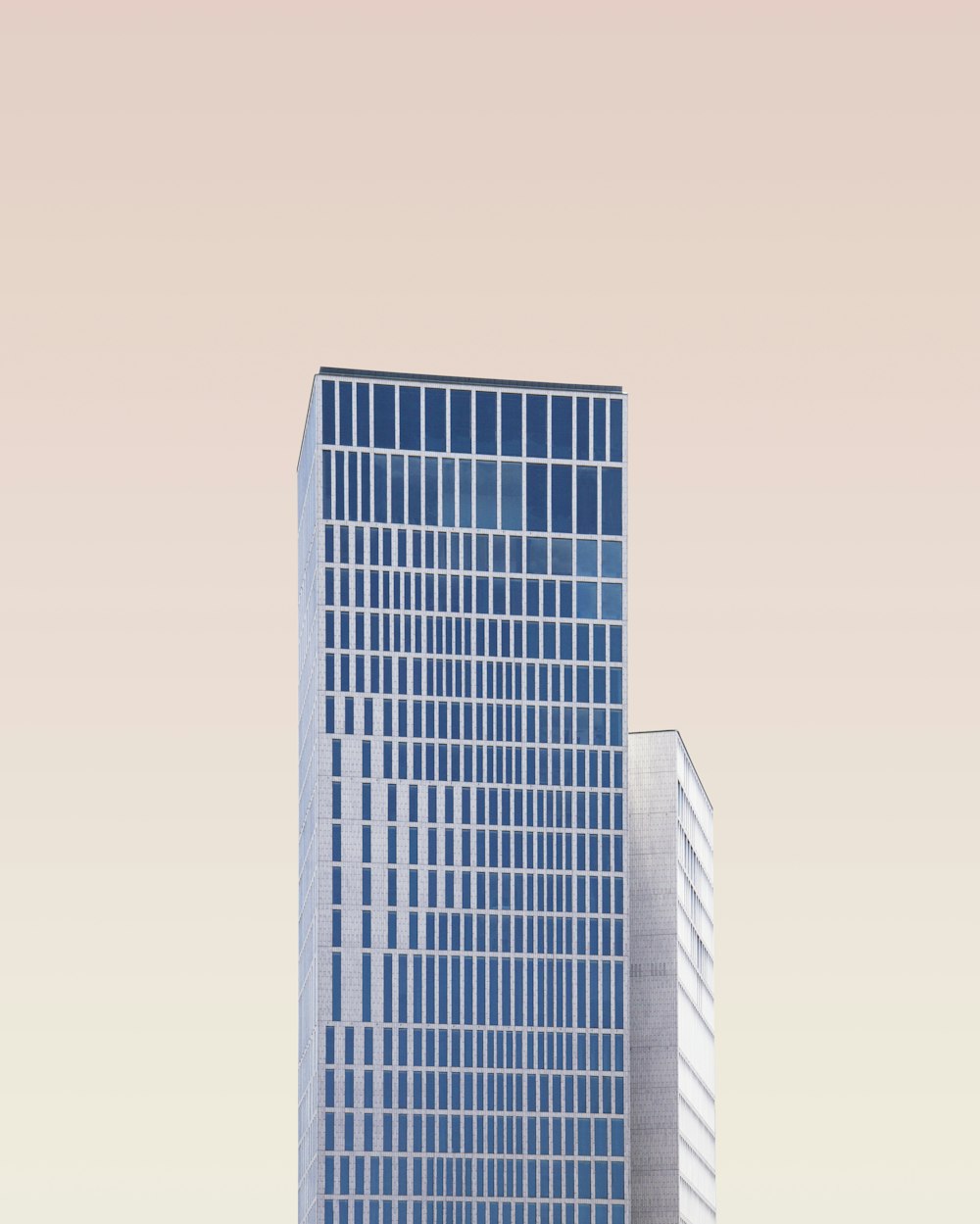 blue high rise building