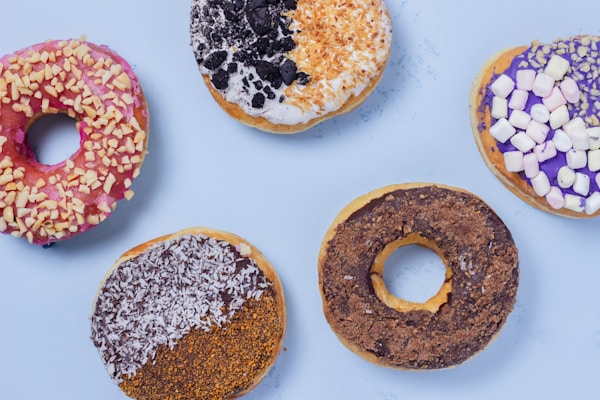 Five doughnuts