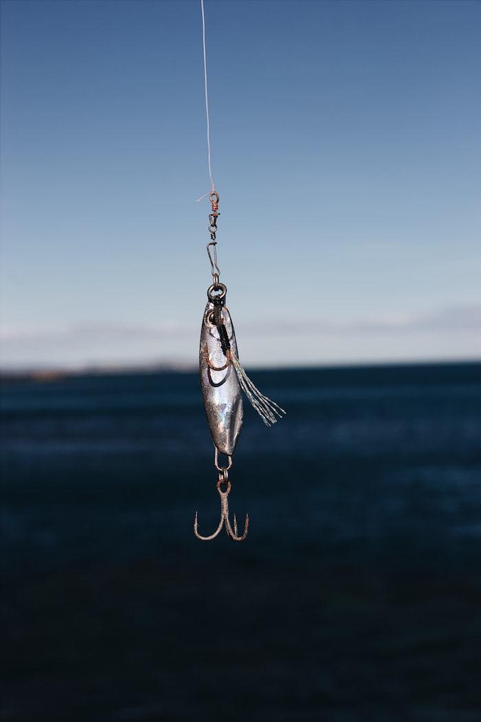 Fishing lure close-up