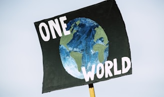 One World signage