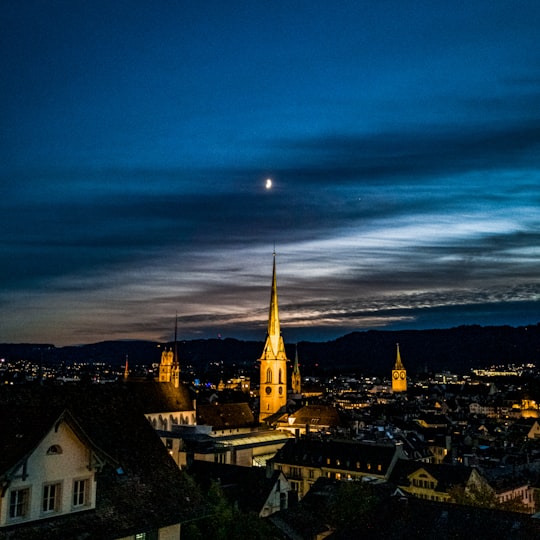 aerial photography of buildings under blue sky in ETH Zürich Switzerland