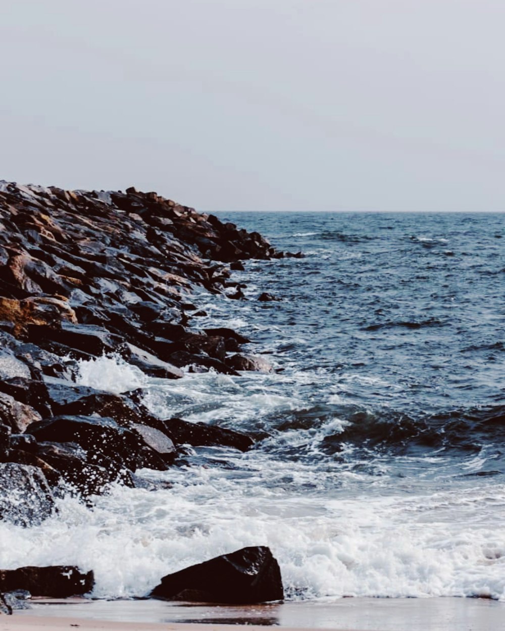 rocks near ocean