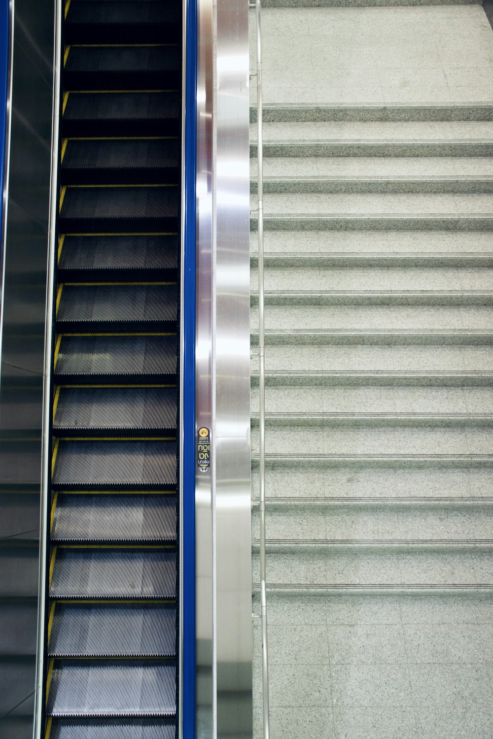 black and gray stairs