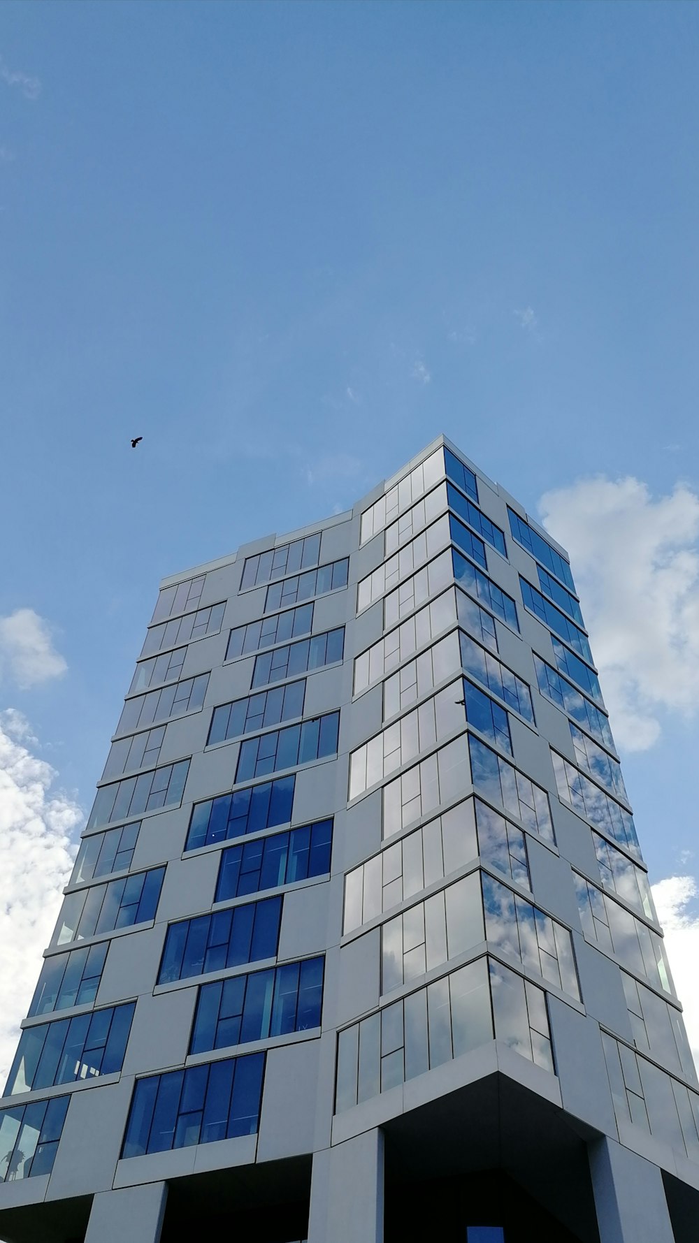 low angle photography of high-rise building