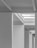 A series of architectural elements featuring clean, linear forms and a monochromatic color scheme. The image focuses on structural beams, columns, and skylights, creating a minimalist and modern design aesthetic.