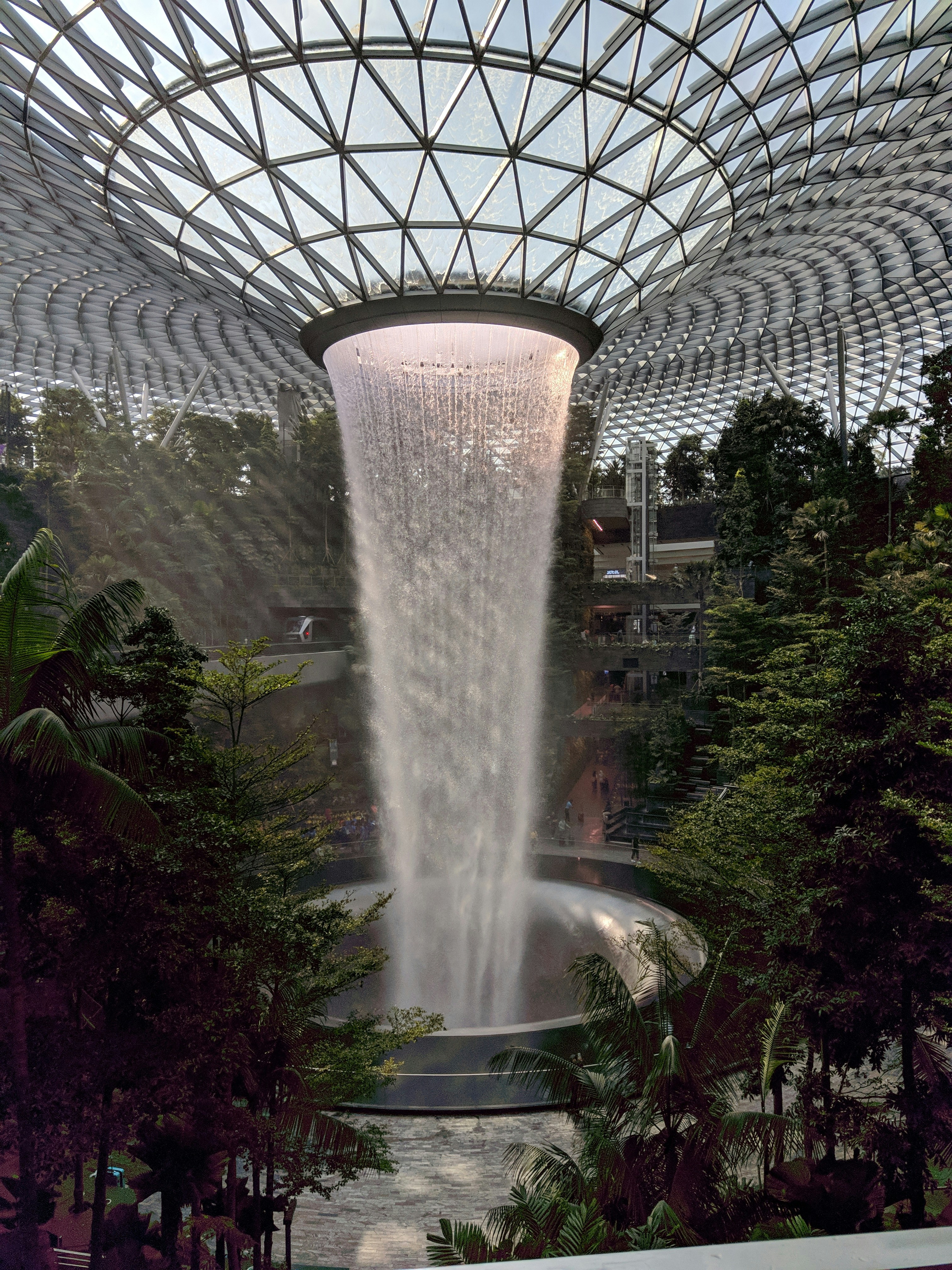 Marina Bay Sands Mall Hurricane Water