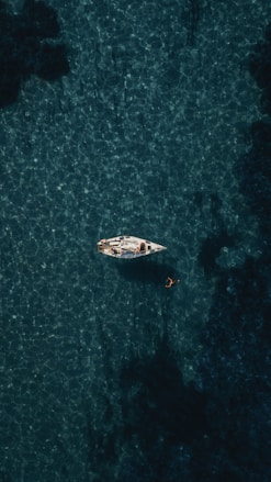 A breathtaking aerial view of the Tuscan Archipelago, showcasing the serene turquoise waters 