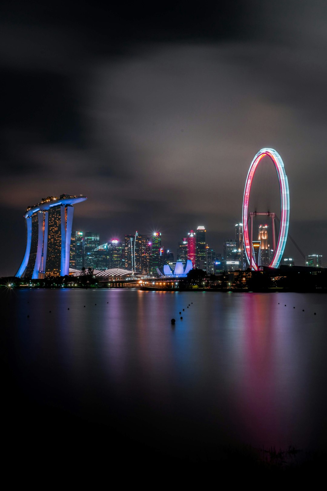 Marina Bay Sands Singapore during nighttime
