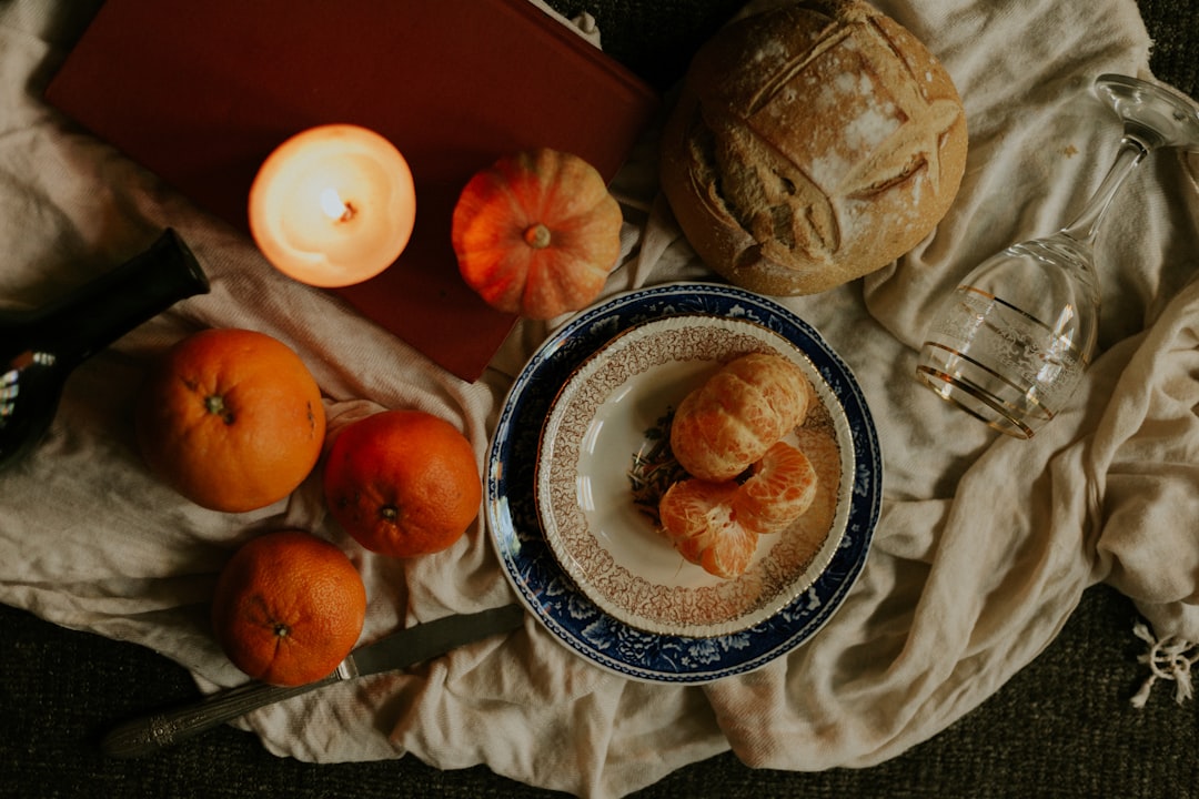 orange fruits on plate