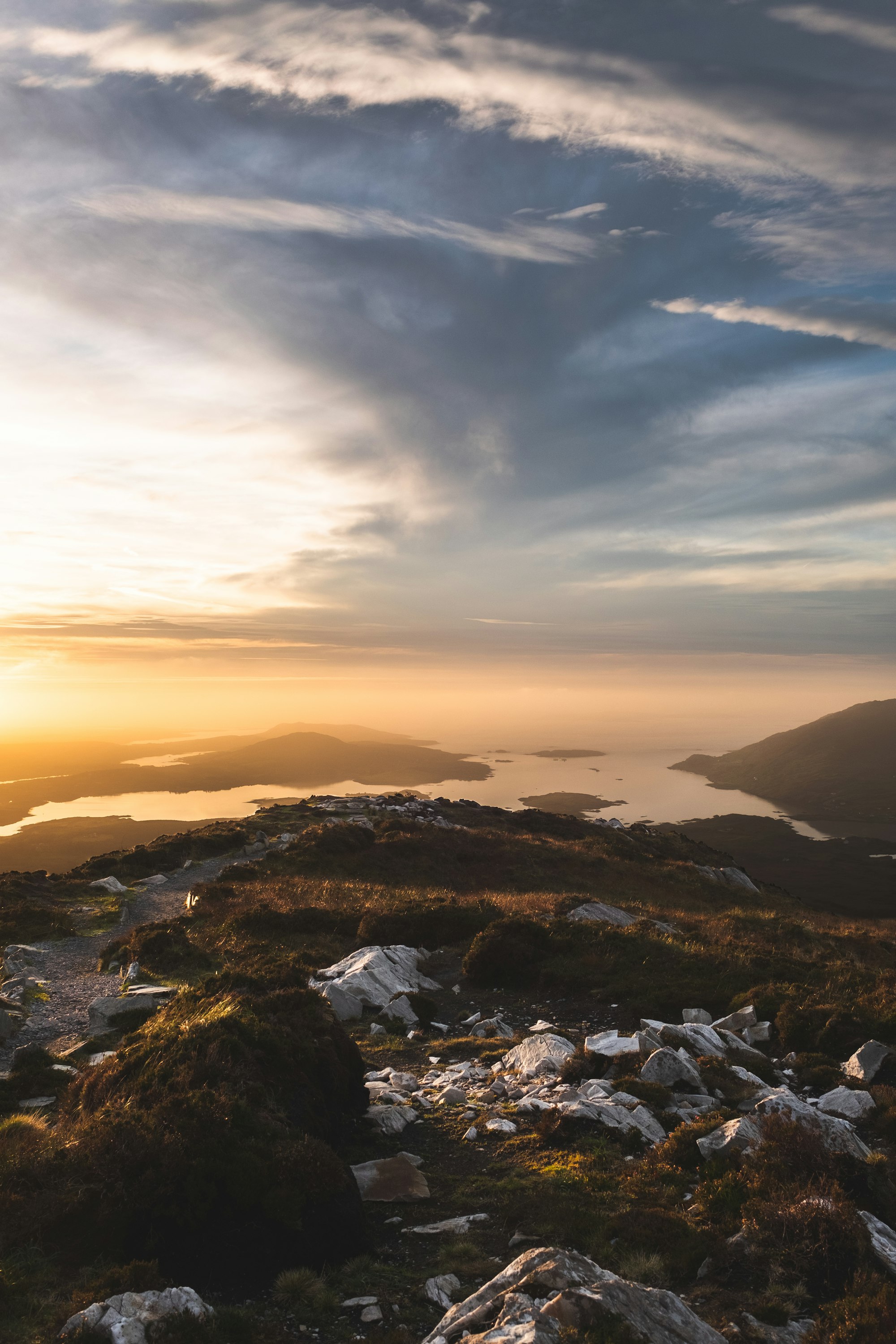 Connemara sky from above