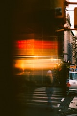 An urban scene with dynamic street photography.