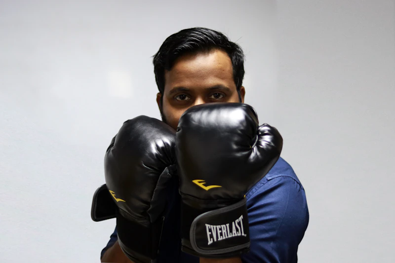 Everlast Pro Style Training Boxing Gloves 14 oz Matte Black Synthetic