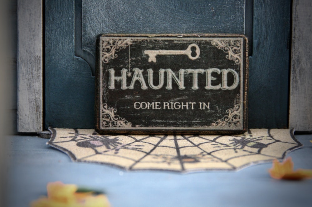 Haunted signage