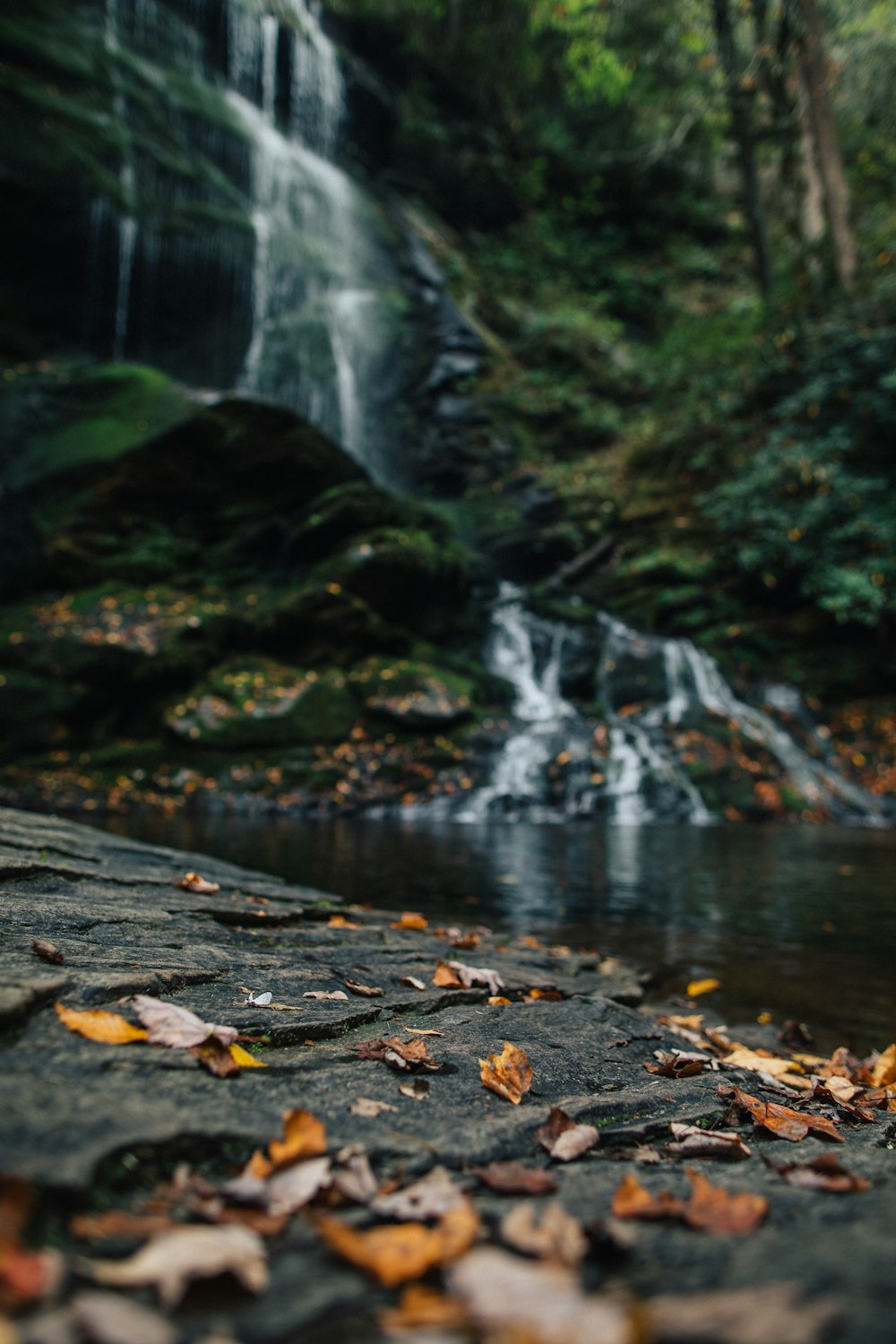 Chutes d’eau pendant la journée