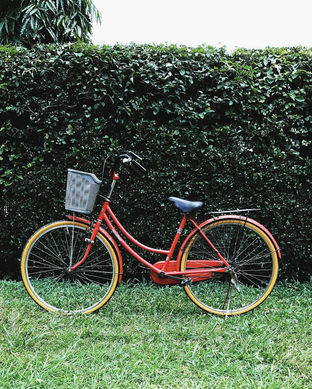 red cruiser bike