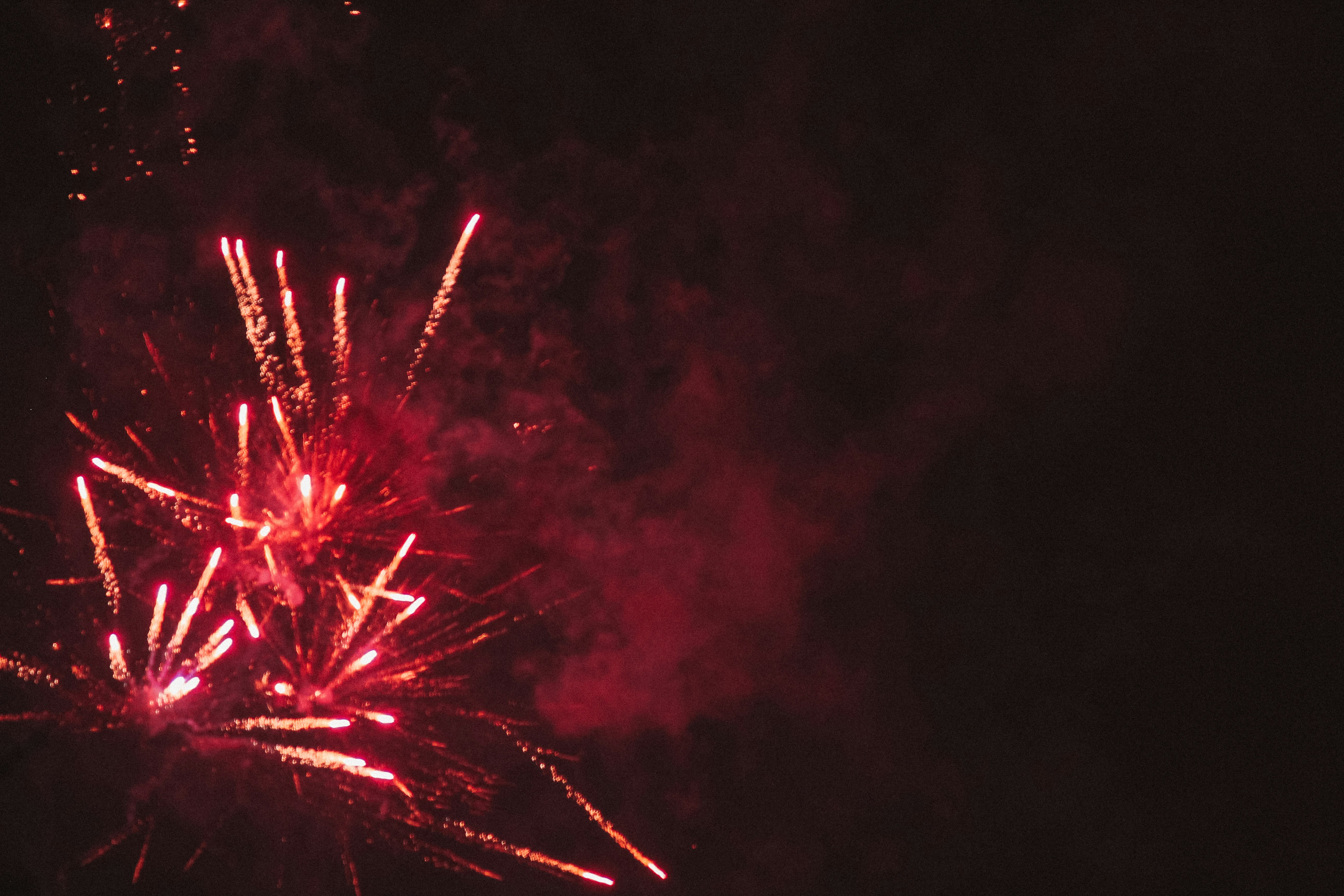 red fireworks