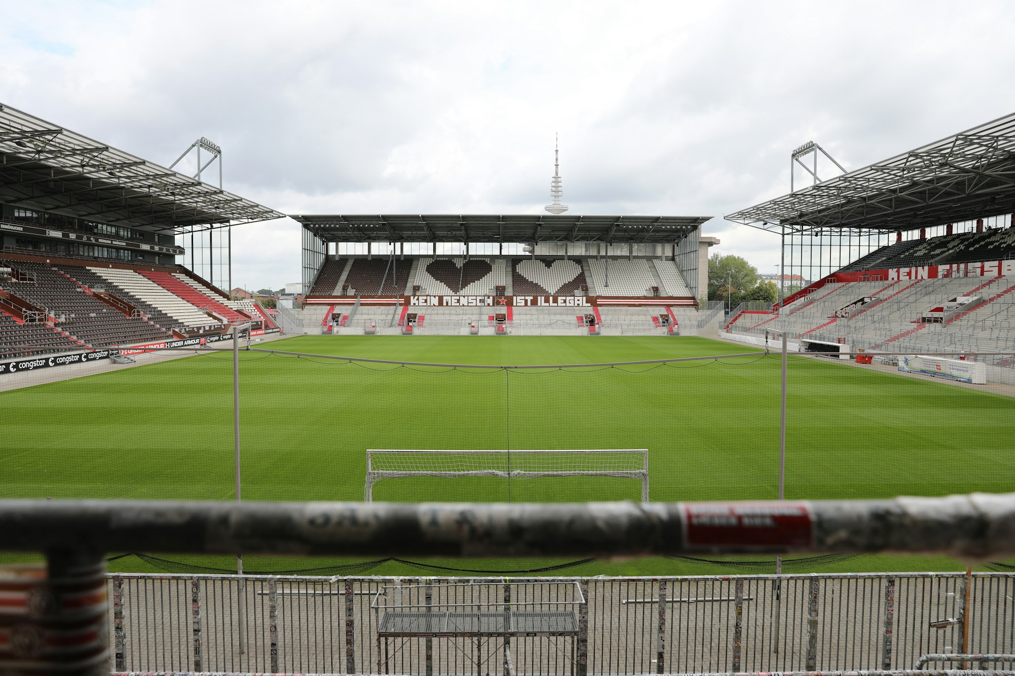 Stadionansicht vom Stadion des FC St. Pauli