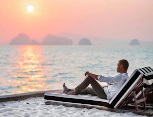 person looking at sea