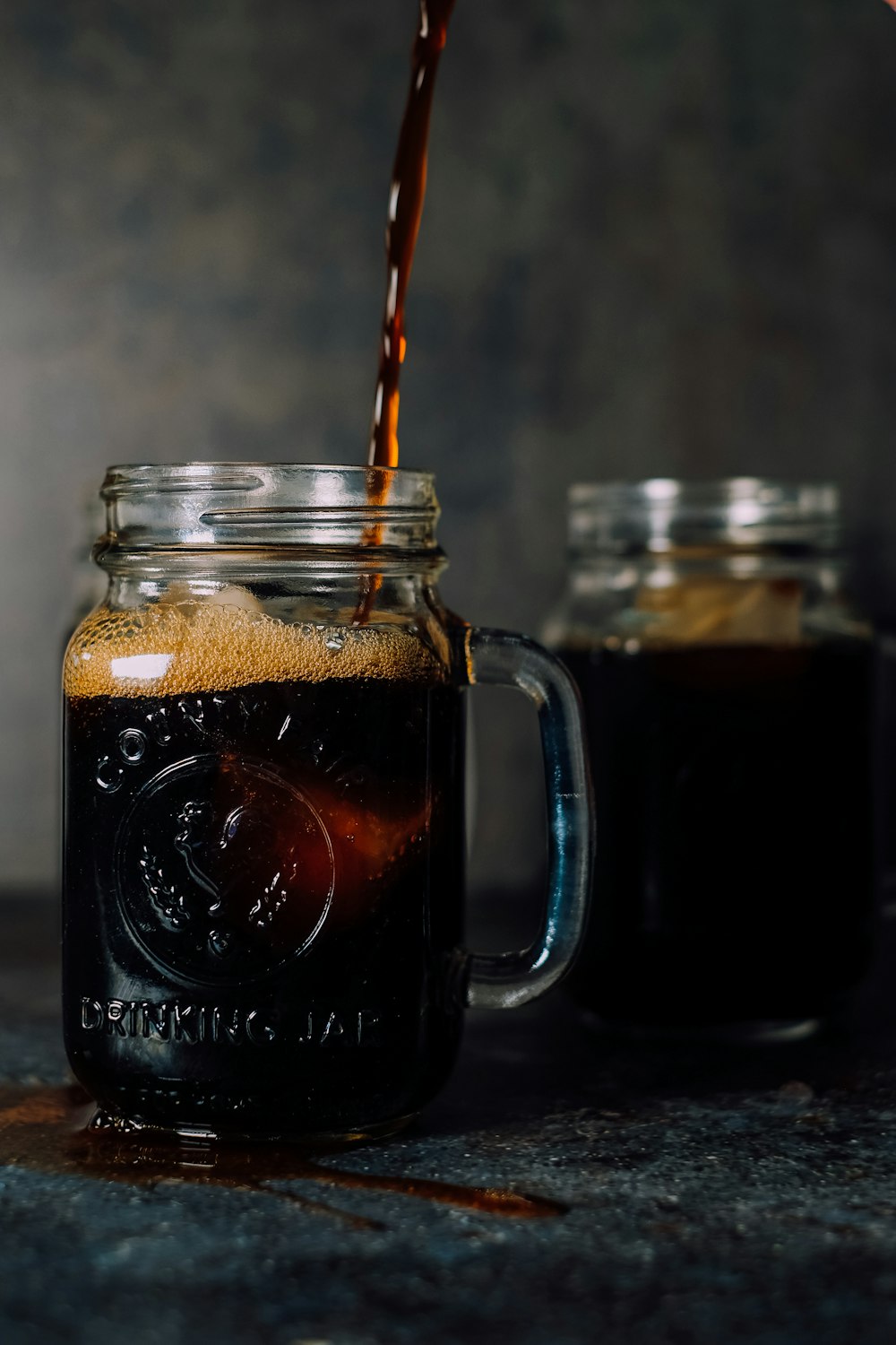 clear-glass mug