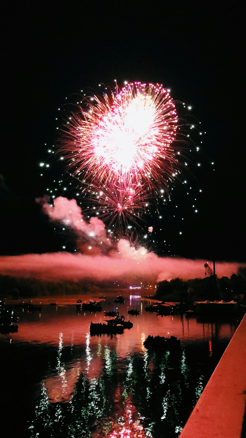 fireworks at night