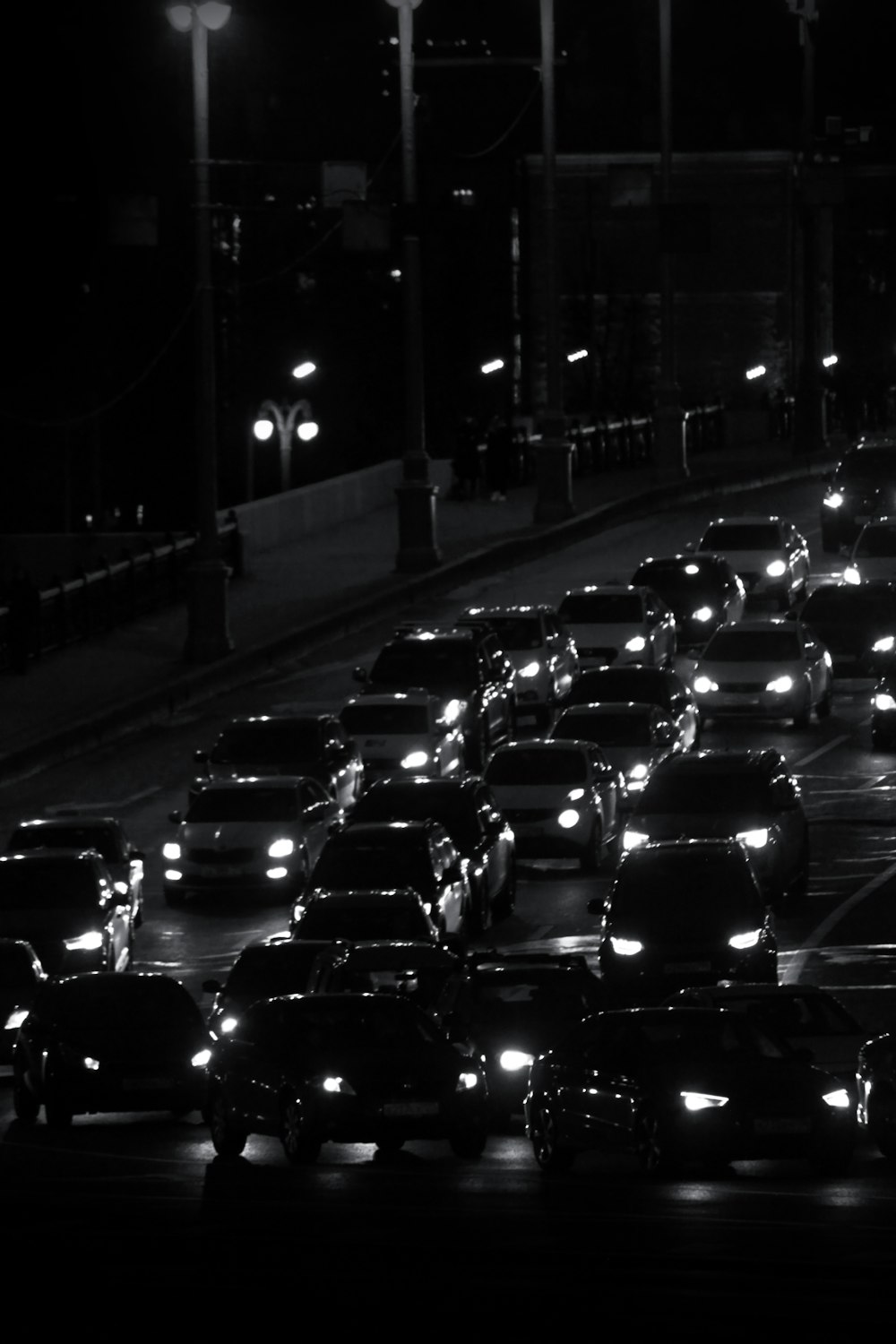 a bunch of cars that are in the street