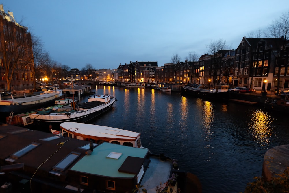 river with boats