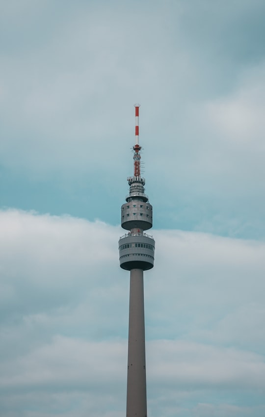 gray tower in Westfalenpark Dortmund Germany