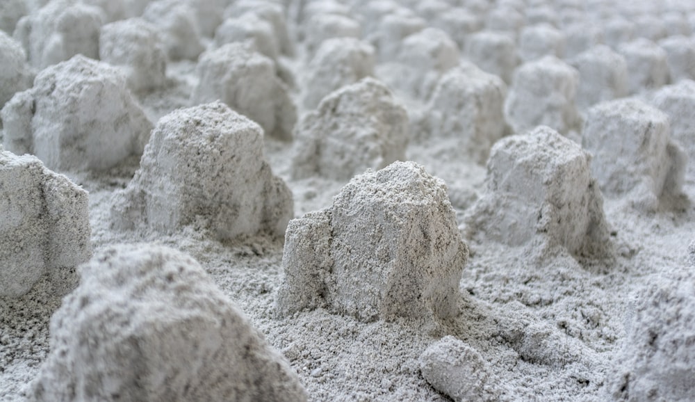 macro photography of stone formations