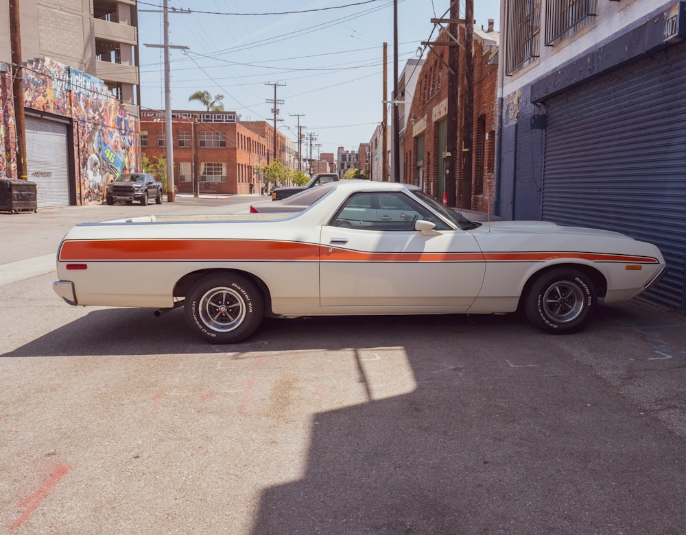 white utility coupe