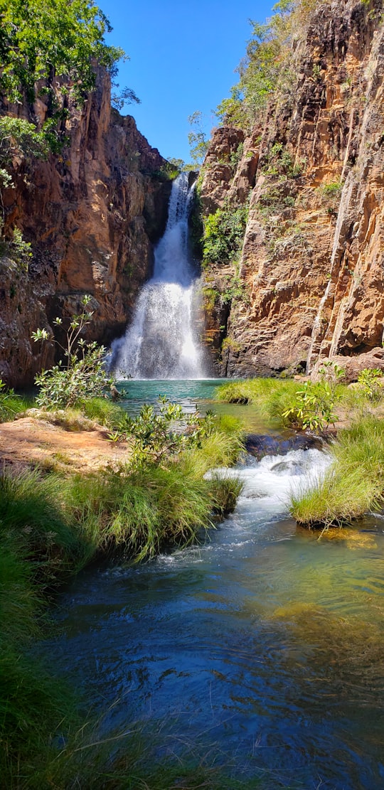 water falls in Alto Paraíso de Goiás Brasil